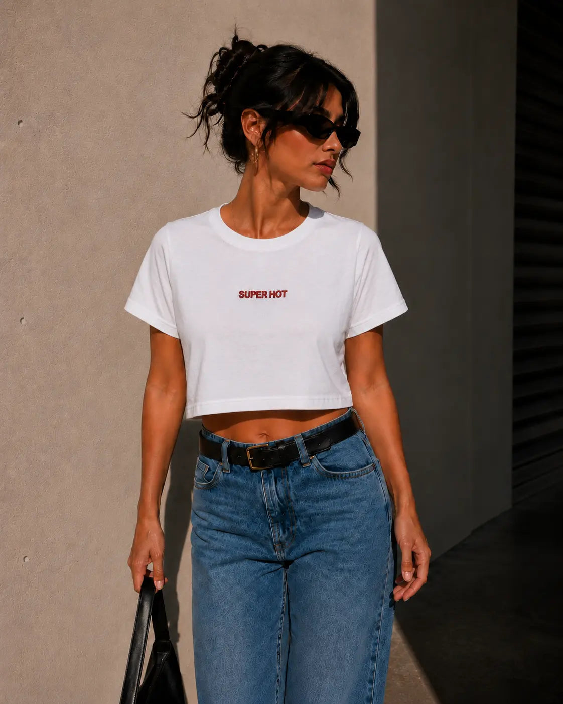 Super Hot cropped graphic tee by Kindly Rude