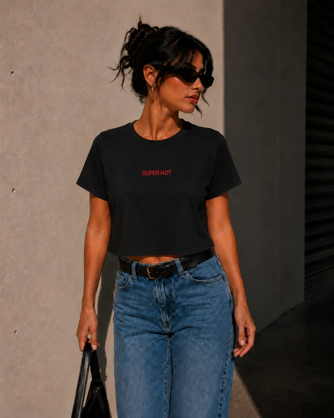 Super Hot cropped graphic tee by Kindly Rude